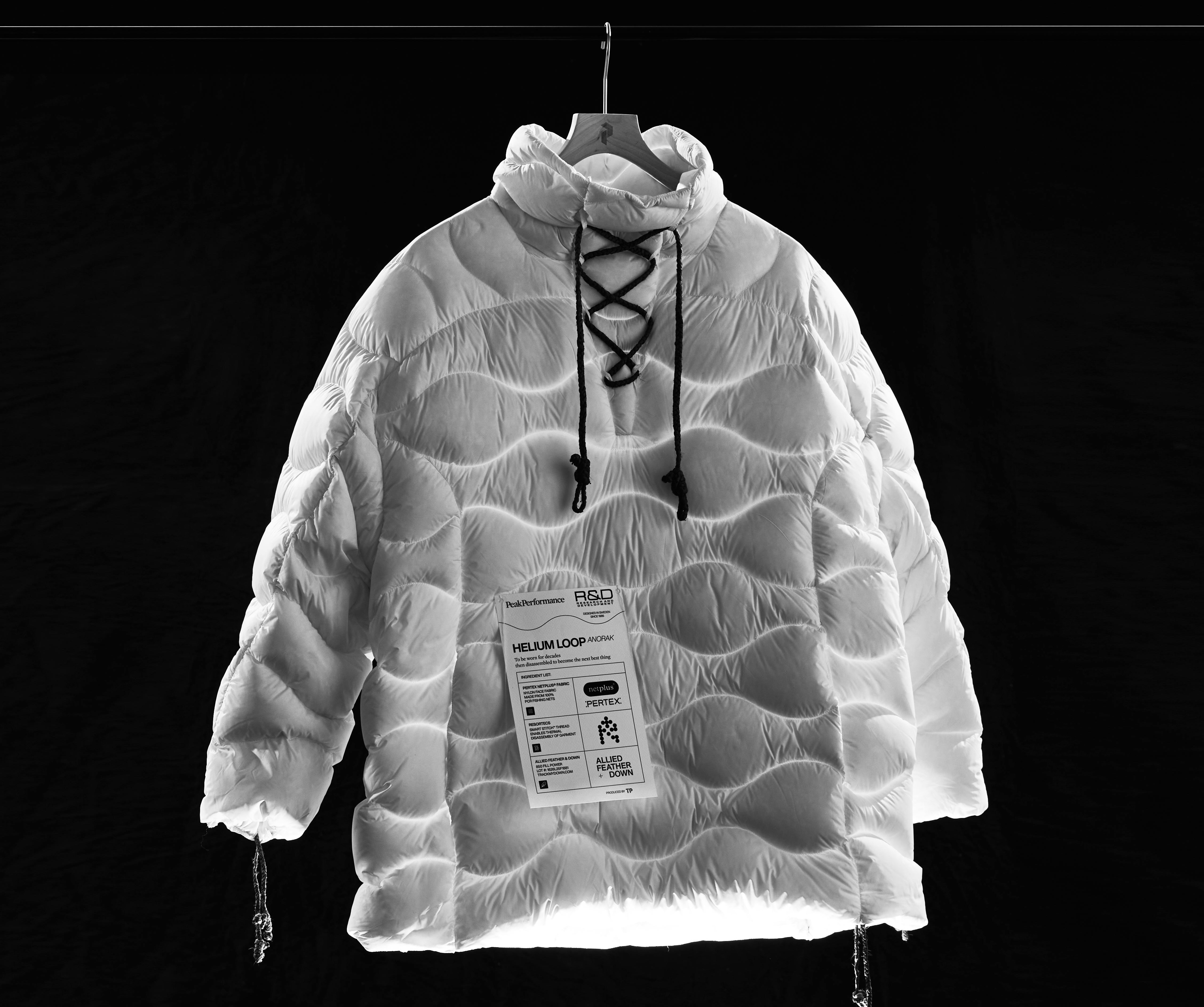 Peak Performance brings ‘breakthrough’ recycling tech with Helium Loop Anorak